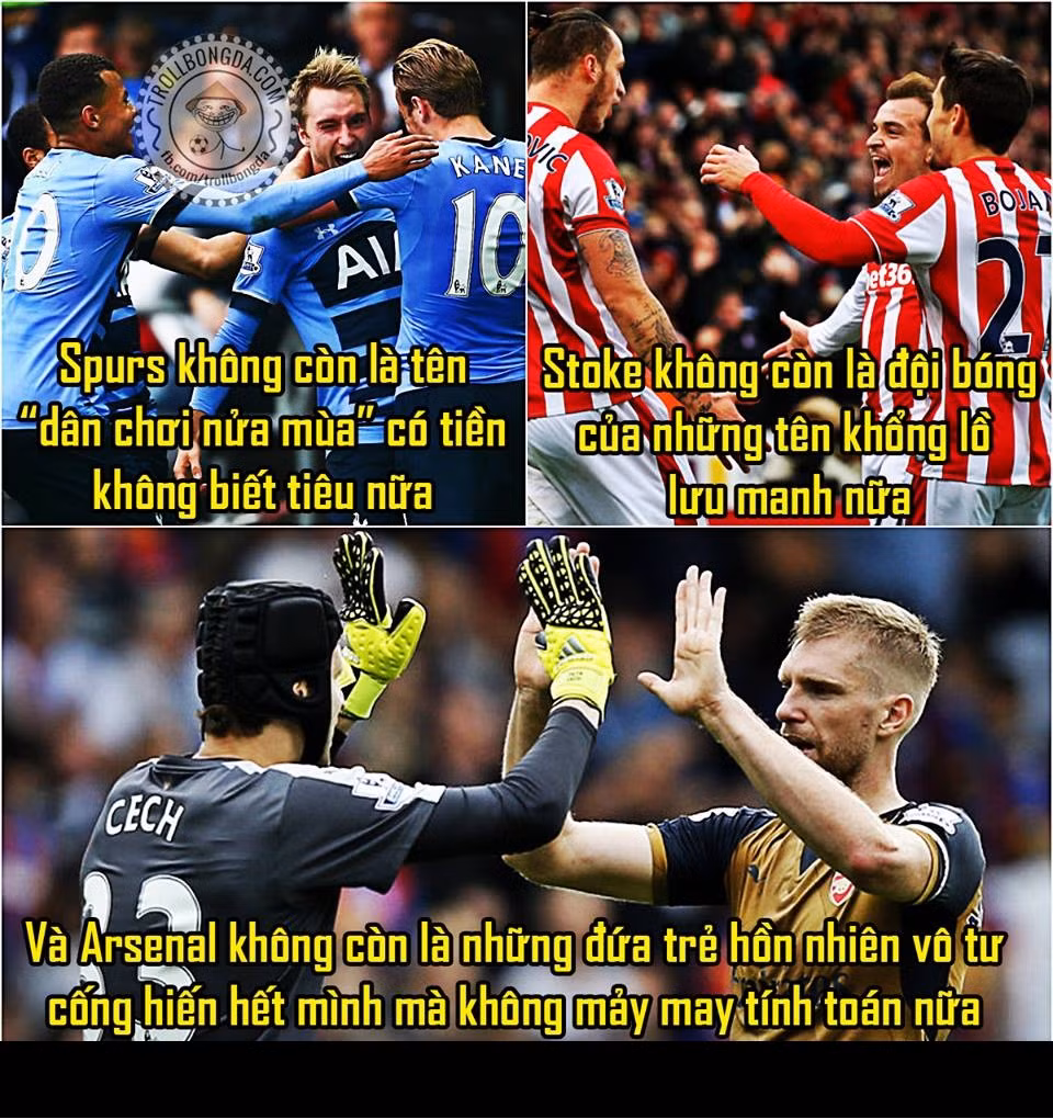 Không chỉ có Man United mà các đội bóng như Tottenham, Stoke City hay Arsenal đã khiến mùa giải 2015/2016 của giải Ngoại hạng Anh trở thành mùa giải lạ lùng.