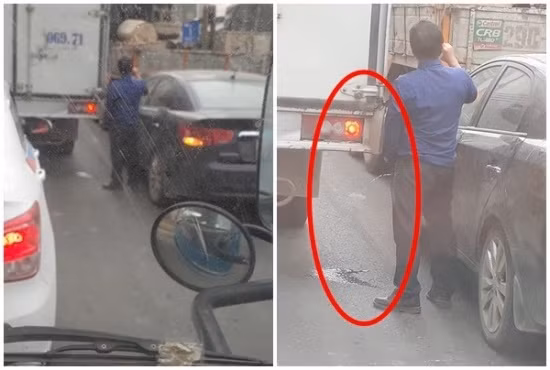 Hàng loạt cư dân mạng lên tiếng trước tình huống này. "Không biết do cấp bách hay ý thức kém mà lại đi tiểu ngay trên đường thế kia. Đúng là mất mặt quá".