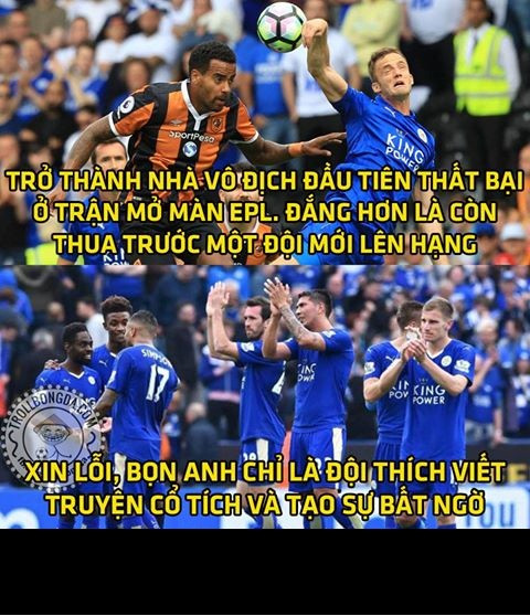ĐKVĐ Leicester City cũng là đội bóng được chú ý trong ngày khai màn Ngoại hạng Anh 2016/2017. Họ được kỳ vọng sẽ chứng tỏ được bản lĩnh nhà vô địch của mình.