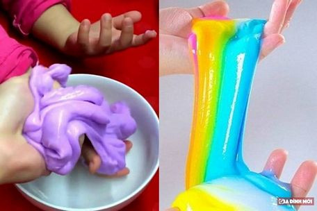 Đặc biệt nhiều hộp Slime không hề có nhãn mác, không ghi rõ cách sử dụng, cũng không niêm yết thành phần hóa chất. Ở đáy chữ chỉ in nổi dòng chữ "Made in China". Chính vì thế việc xác định thành phần độc hại đối với các phụ huynh là rất khó khăn.