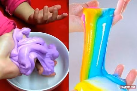 Đặc biệt nhiều hộp Slime không hề có nhãn mác, không ghi rõ cách sử dụng, cũng không niêm yết thành phần hóa chất. Ở đáy chữ chỉ in nổi dòng chữ "Made in China". Chính vì thế việc xác định thành phần độc hại đối với các phụ huynh là rất khó khăn.