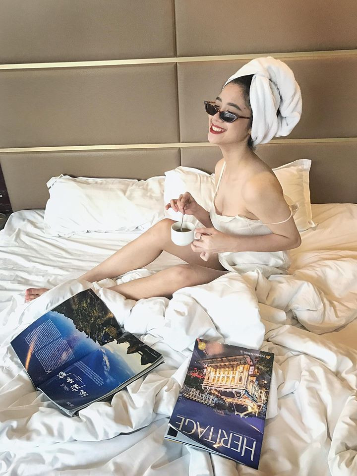 Chia sẻ về thân hình quyến rũ vạn người mê của mình, Hàn Hằng chia sẻ rằng có thời gian từng đi tập gym và thêm nữa do chế độ ăn hợp lý nên giữ được form người như hiện tại.