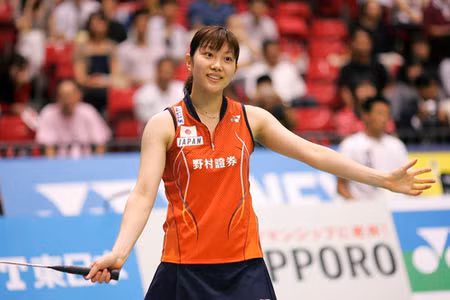 Shiota từng một thời là tay vợt đẹp nhất của làng cầu lông Nhật Bản.