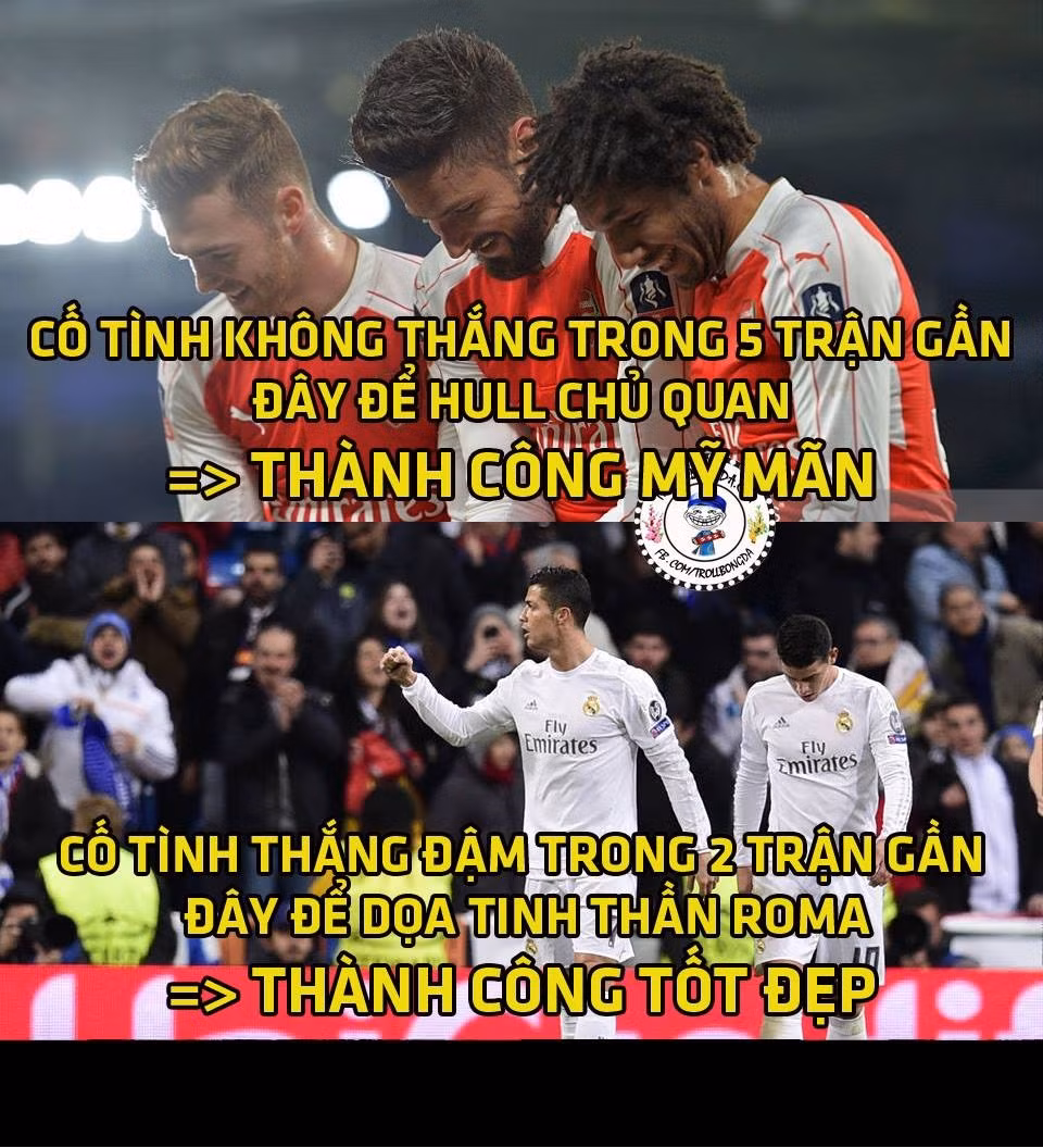 Arsenal và Real Madrid đều có những mưu đồ riêng để đạt được mục đích chiến thắng trước các đối thủ.