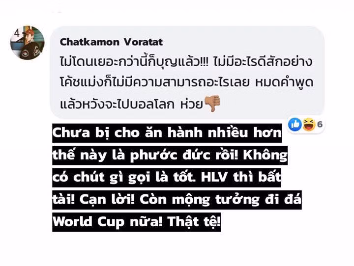Thua Viet Nam 1:0, nguoi Thai phai cong nhan 