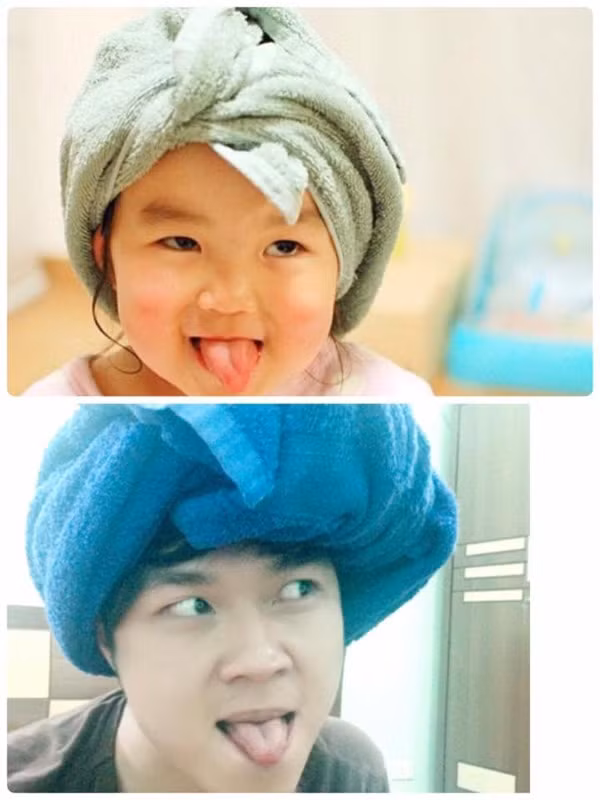 Khi chiêm ngưỡng những bức hình được đăng tải, người xem không thể nhịn nổi cười vì cùng một biểu cảm, bé Aries ngộ nghĩnh đáng yêu còn người cover lại hơi bị lố.