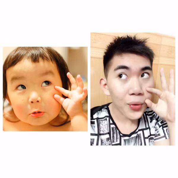 Biểu cảm dễ thương "chết người" của giới trẻ Việt liên tục đăng tải trên mạng xã hội thời gian qua.