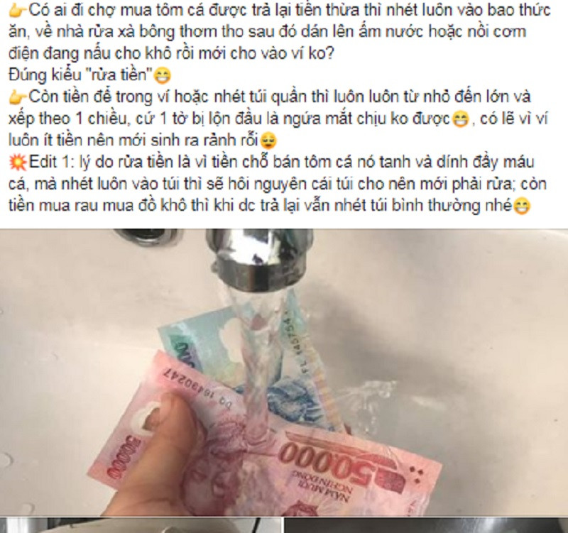 Chuyện đi chợ luôn được coi là ngành nghề đặc thù của hội chị em. Việc nấu ăn hàng ngày với họ chưa bao giờ hạ nhiệt, trên các group các chị đưa ra câu hỏi hôm nay ăn gì?, giá cả ra sao? hay mới nhất là rửa tiền mỗi khi đi chợ về đều được đề cập để bàn tán.