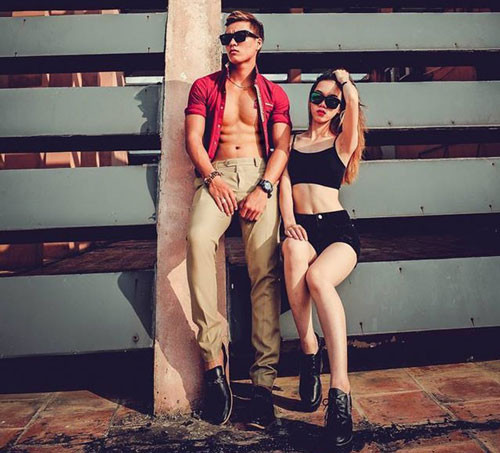 Sở hữu thân hình đẹp cùng chiều cao lý tưởng, Nhiếp Phương Anh còn là người mẫu ảnh bán chuyên nghiệp.