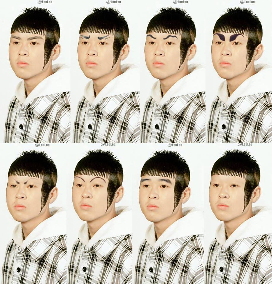 Thậm chí nhiều người còn đưa ra ý tưởng rất nhiều bộ lông mày để cho phù hợp với khuôn mặt của Duy Mạnh.