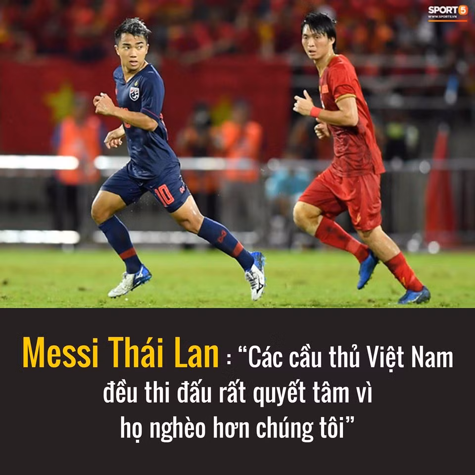 Chanathip chia sẻ rằng: "Tôi nghĩ cầu thủ Việt Nam không có thu nhập cao như các cầu thủ Thái Lan, điều đó khiến họ luôn khát khao, kỷ luật và máu lửa. Tôi nghĩ rằng chúng ta cần phải chuyên nghiệp hơn và thể hiện sự khát khao hơn ở mỗi trận đấu. Cơ hội của chúng ta ở vòng loại World Cup 2022 vẫn còn khi trước mắt có 3 trận đấu".