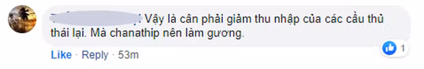 Việc Chanathip động đến vấn đề nhạy cảm của các cầu thủ Việt Nam đã khiến dân mạng phẫn nộ.