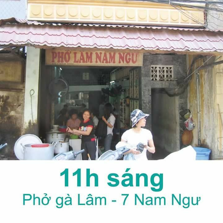 Nếu thích ăn phở gà hãy tới phở tại số 7 Nam Ngư.
