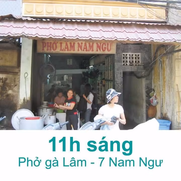 Nếu thích ăn phở gà hãy tới phở tại số 7 Nam Ngư.