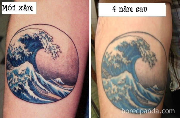 Khi con sóng bạc đầu giờ đã phai màu.