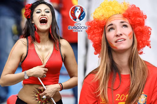 Xinh đẹp, yêu bóng đá, các cô gái của ĐT Tây Ban Nha đem đến Euro 2016 màu sắc tươi mới và sự cuồng nhiệt hiếm có.