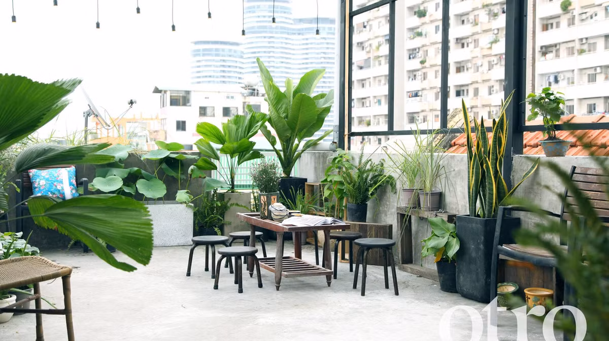 OTRO là căn homestay giữa lòng thành phố được thiết kế rất cầu kỳ, theo chủ đề đậm hồn dân tộc.