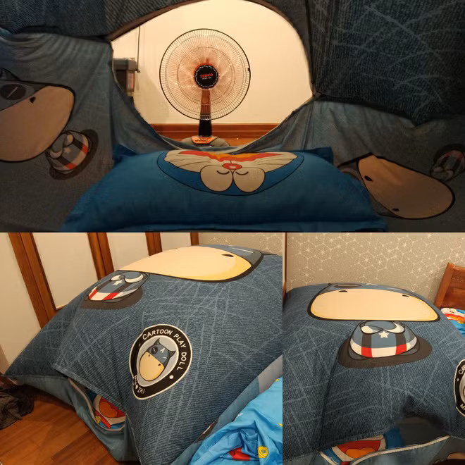 Mới đây, trong group Facebook Không Sợ Chó, một bạn trẻ đã chia sẻ hình ảnh cách chống nóng độc đáo của mình khiến cư dân mạng vô cùng thích thú.