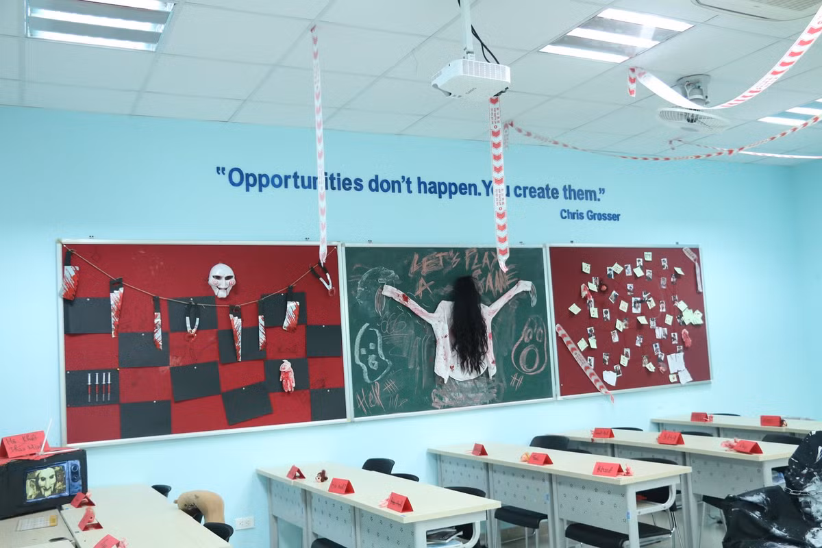 Chỉ sau ít giờ đăng tải, hình ảnh Halloween tại trường FPT nhận hơn 10K like cùng vô vàn bình luận từ CĐM.