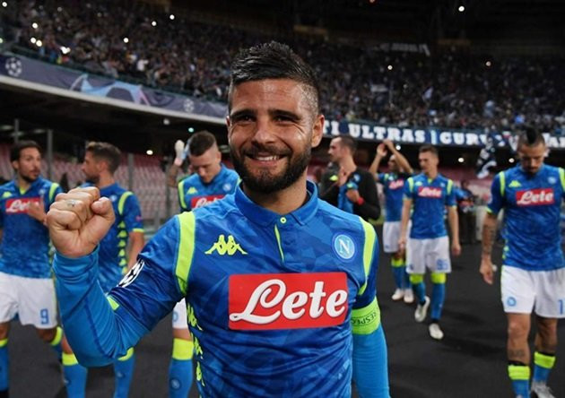 Chuyển nhượng bóng đá từ Gazzetta dello Sport, Manchester City, PSG và Liverpool đã sẵn sàng thương lượng với Napoli để sở hữu tiền đạo người Italia - Lorenzo Insign.