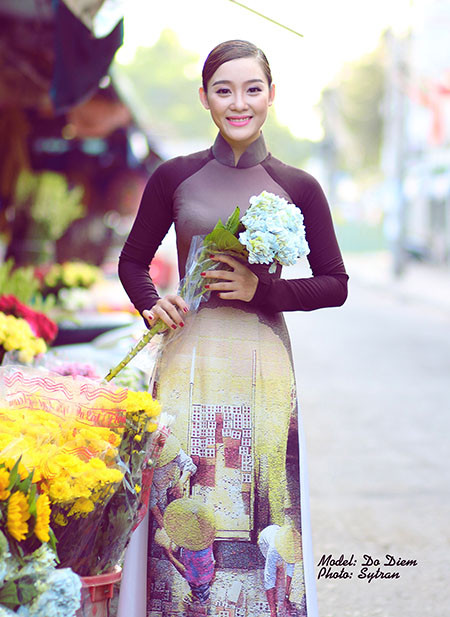 Bộ ảnh nhằm tôn vinh vẻ đẹp của người phụ nữ Việt Nam trong tà áo dài truyền thống.