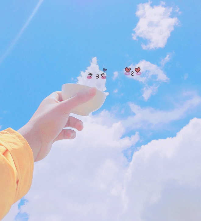 Biến những đám mây thành đồ ăn siêu dễ thương. Tại sao không?
