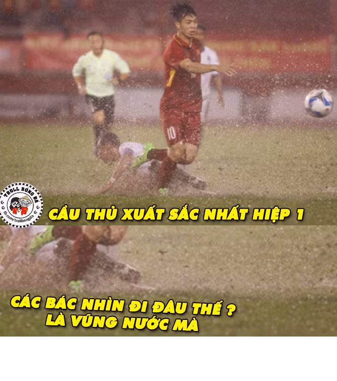 Chính vũng nước là cầu thủ xuất sắc nhất hiệp 1 trận đấu mở màn của ĐT Việt Nam với ĐT Đông Timor diễn ra vào tối ngày 19/7 vừa qua.