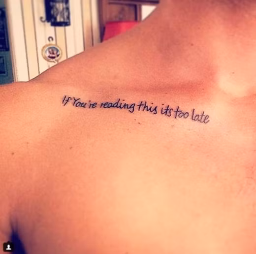 “If you reading this its too late – Đã quá trễ khi em đọc những dòng này”, cũng là tên album mixtape thứ 4 của nghệ sĩ Cananda, Drake.