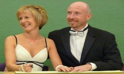 Pamela và chồng cũ Vince.