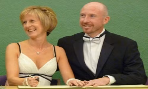 Pamela và chồng cũ Vince.