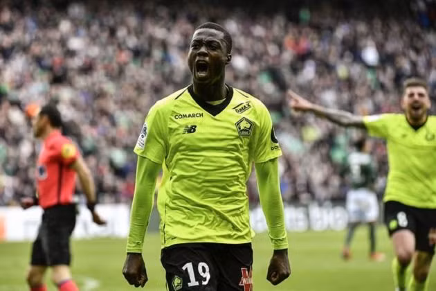 Những thông tin mới nhất cho biết Liverpool và MU là những CLB đang theo dõi sát sao tiền đạo CLB Lille, Nicolas Pepe.