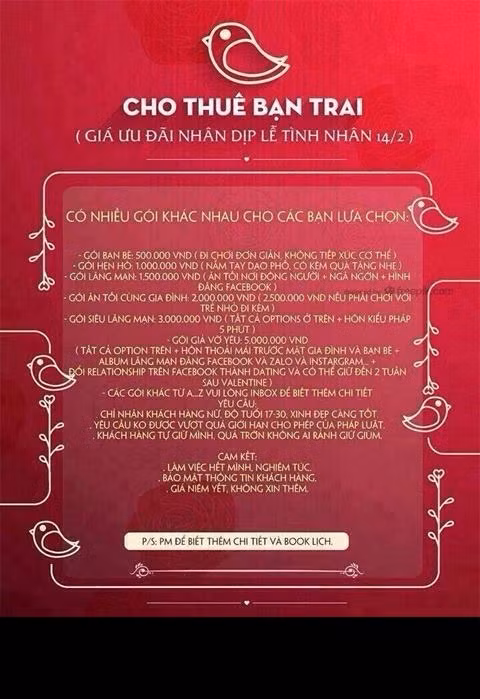 Bức ảnh chế thuê "gấu" dịp Valentine động vào lòng tự ái và làm tổn thương nặng nề về mặt tinh thần với dân FA.