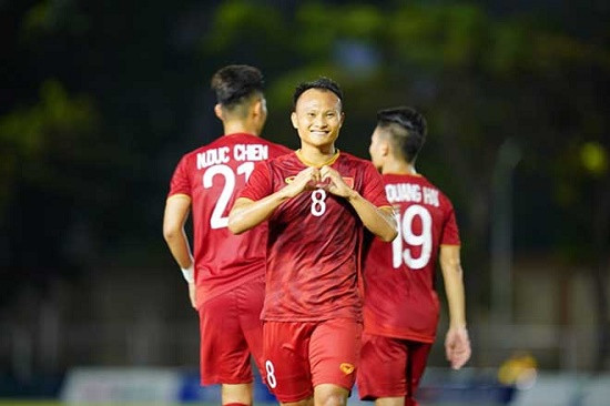 Nghien nat U22 Lao, U22 Viet Nam khang dinh uy the tai SEA Game 30