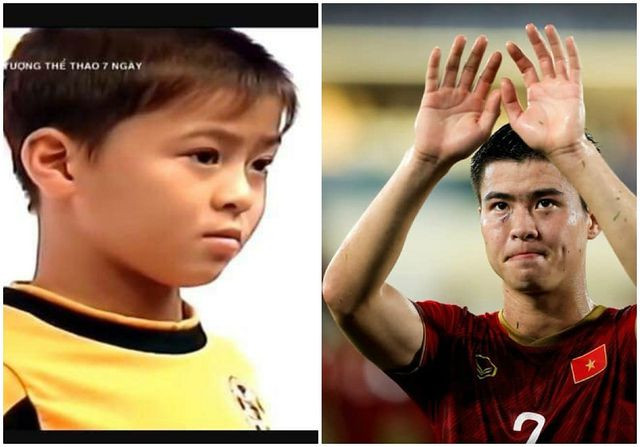 Duy Mạnh sở hữu gương mặt bầu bĩnh, đáng yêu từ nhỏ