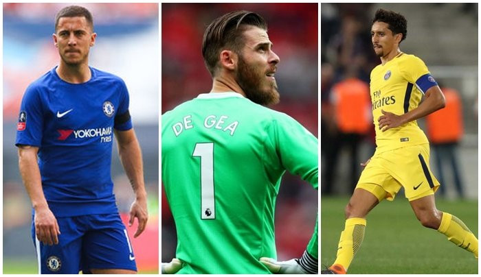 Tờ Diario Gol tiết lộ, Real Madrid buộc phải chiêu mộ thành công ba ngôi sao Eden Hazard (Chelsea), David De Gea (M.U) và Marquinhos (PSG).