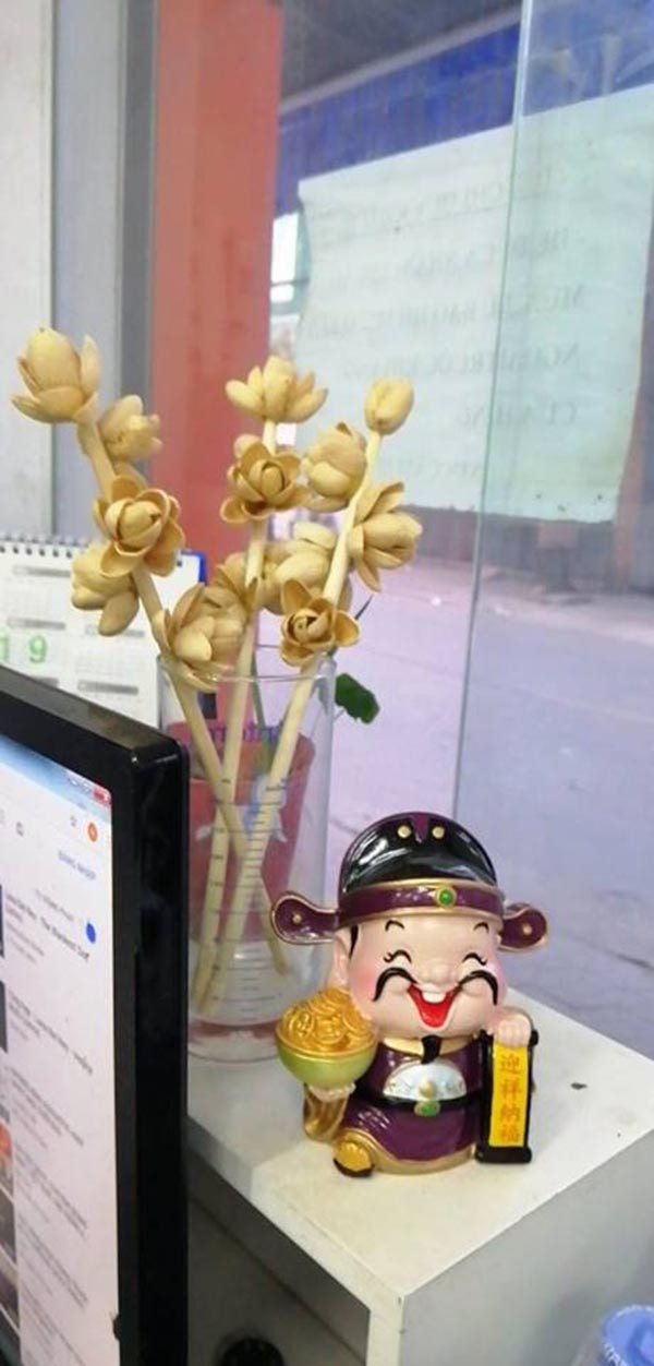 Những đóa hoa từ vỏ hạt dẻ cười, hạt bí tuy mộc mạc nhưng thể hiện bạn là người vô cùng khéo tay.