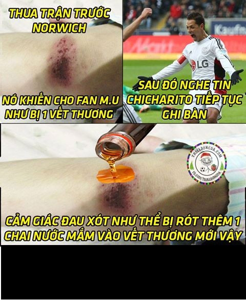 Cuối tuần qua, Man United thua bởi hàng công quá cùn. Trong khi đó người cũ của họ là Chicharito lại liên tục nổ súng.