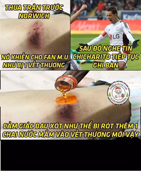 Cuối tuần qua, Man United thua bởi hàng công quá cùn. Trong khi đó người cũ của họ là Chicharito lại liên tục nổ súng.