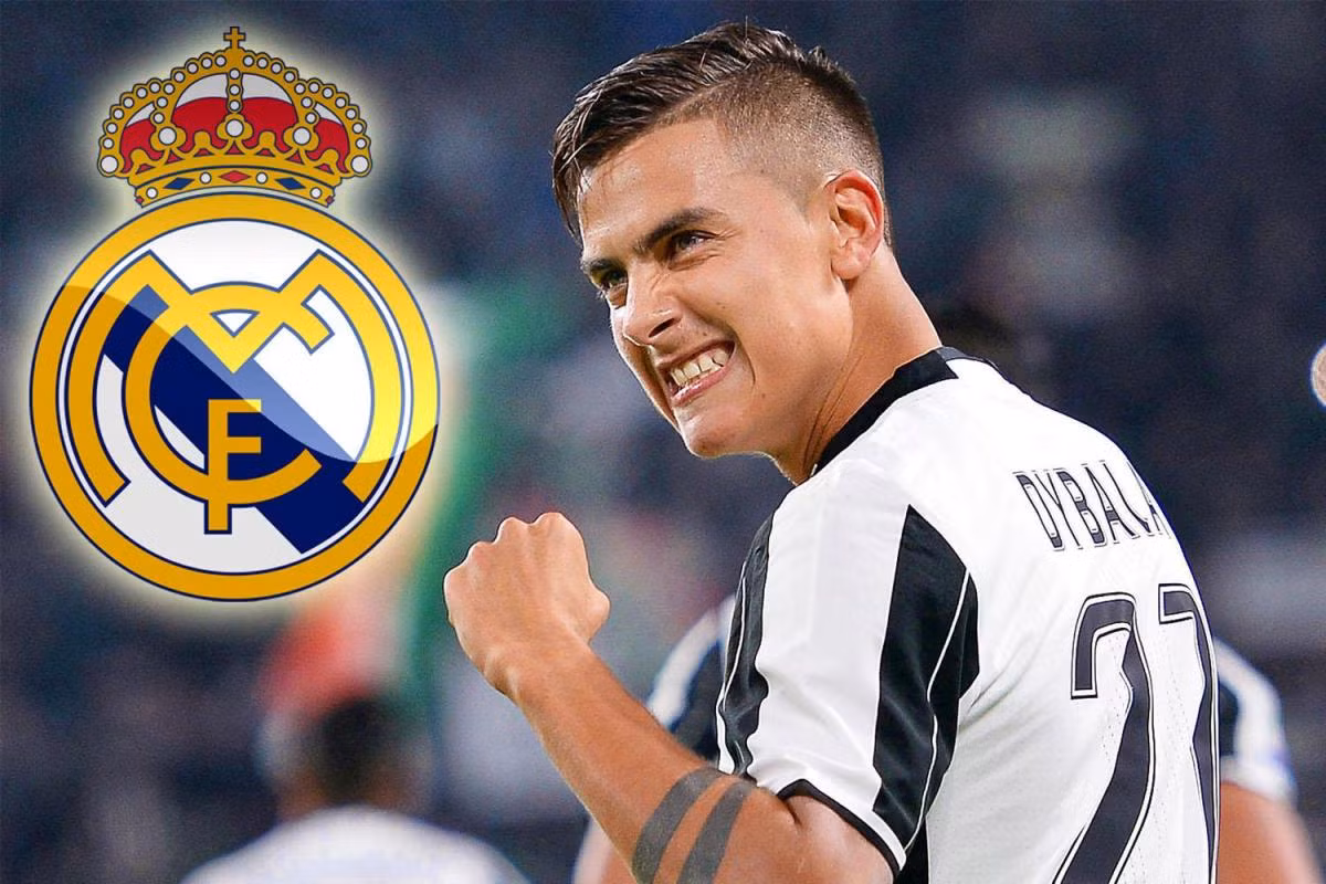  Chuyển nhượng cầu thủ từ The Sun, chi bạo 180 triệu euro, Real Madrid đã đạt thỏa thuận mua Paulo Dybala với Juventus.