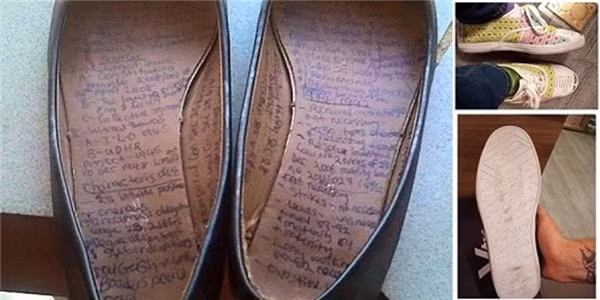 Từ lót giày, đế giày, đâu đâu cũng là chiếc phao cứu sinh cho các sĩ tử trong màn quay cóp bài.