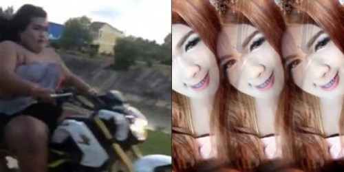 Một số người đã nhận ra Ekachai là nhân vật chính trong clip cô gái đi xe phân khối lớn bốc đầu ở Thái Lan mới được cư dân mạng đăng tải cách đây không lâu.