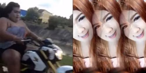 Một số người đã nhận ra Ekachai là nhân vật chính trong clip cô gái đi xe phân khối lớn bốc đầu ở Thái Lan mới được cư dân mạng đăng tải cách đây không lâu.