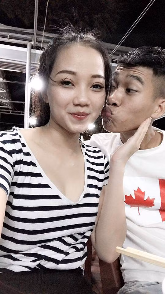 Tuy nhiên, có thể thấy hình ảnh Diên trong clip và những tấm hình được cô chia sẻ lên trang facebook cá nhân có phần mâu thuẫn.