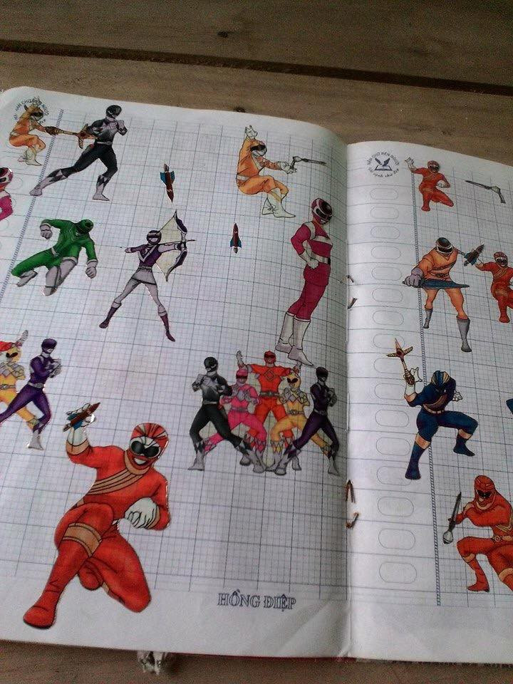 Biết rằng việc dành hẳn một quyển vở để dành cho thú vui này sẽ bị bố mẹ đánh đòn nhưng các bạn trẻ vẫn lén lút thực hiện. Đến khi bị lộ thì chối bay rằng đó là quyển nháp thôi.