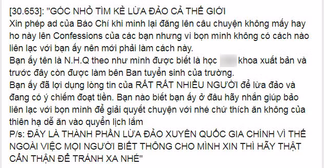 Nu sinh noi tieng Ha Noi bi to “lua dao” xuyen quoc gia, dao mo ban trai