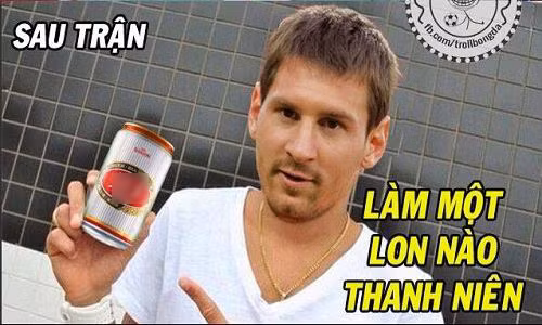 Hai mùa giải trước cũng ở vòng bán kết Champions League, Bayern mời Barca uống nước ngọt nhưng năm nay, Barca mời Bayern uống bia Việt.