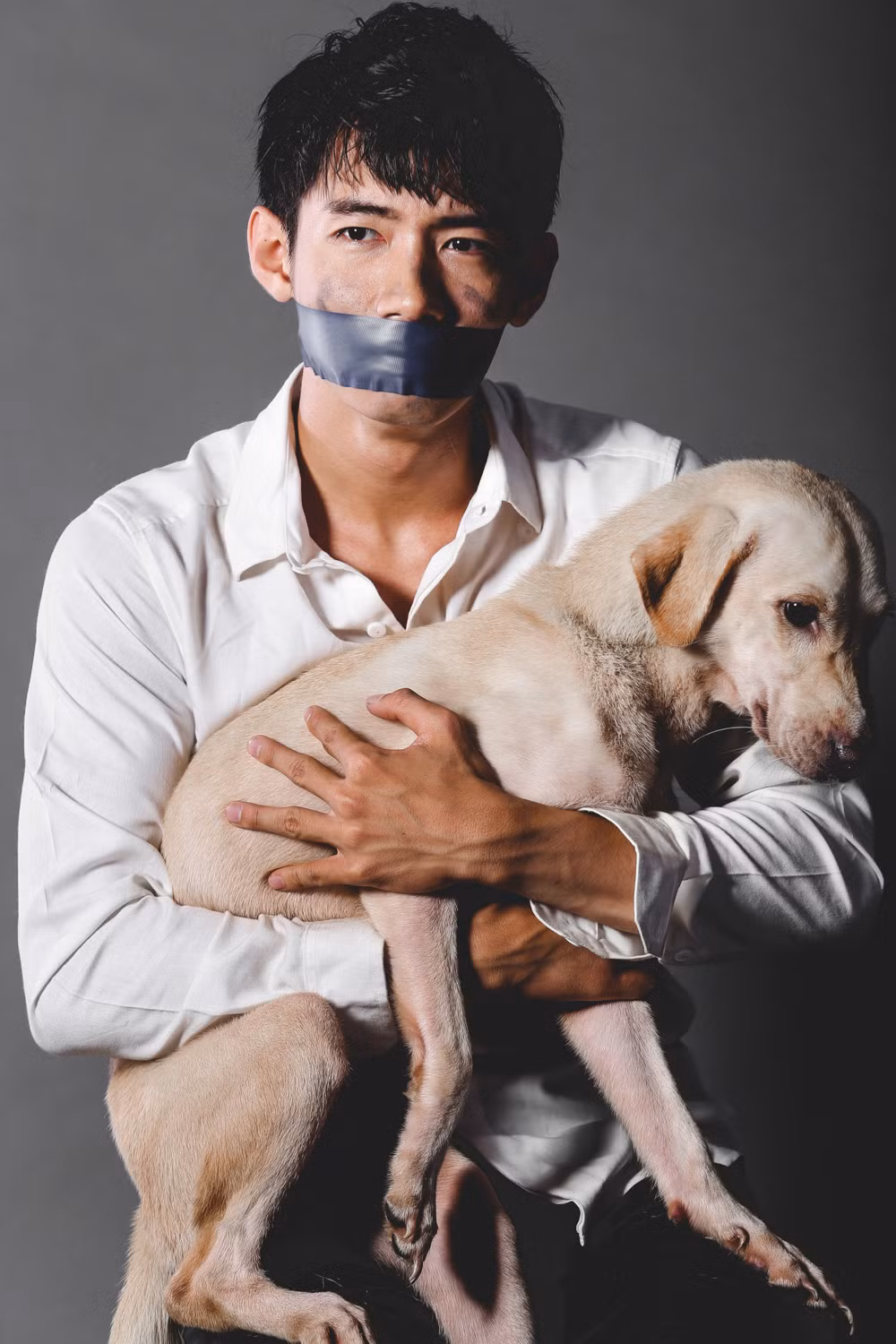 Thông qua bộ ảnh “Cậu bị sao thế?”, Quang Đăng muốn gửi tới mọi người một thông điệp, đó là “chúng ta hãy trân trọng cuộc sống của các loài động vật, trong đó có loài chó”.