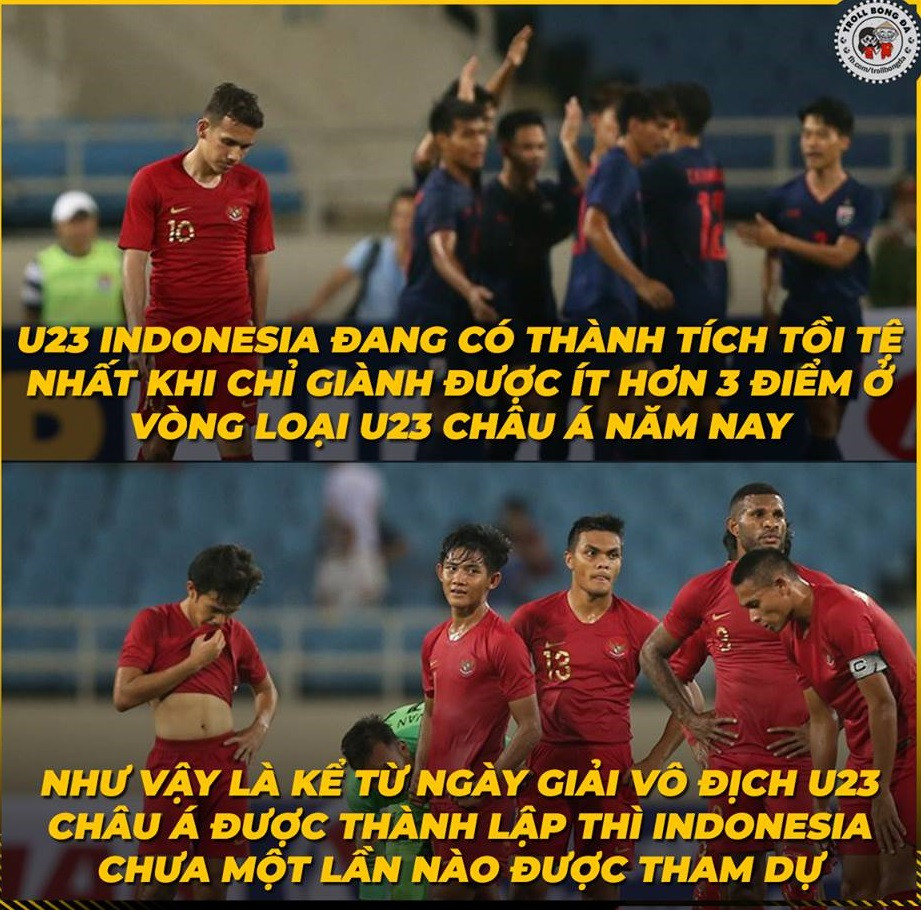 U23 Indonesia và thành tích không đáng xem chút nào tại VL U23 châu Á 2020.