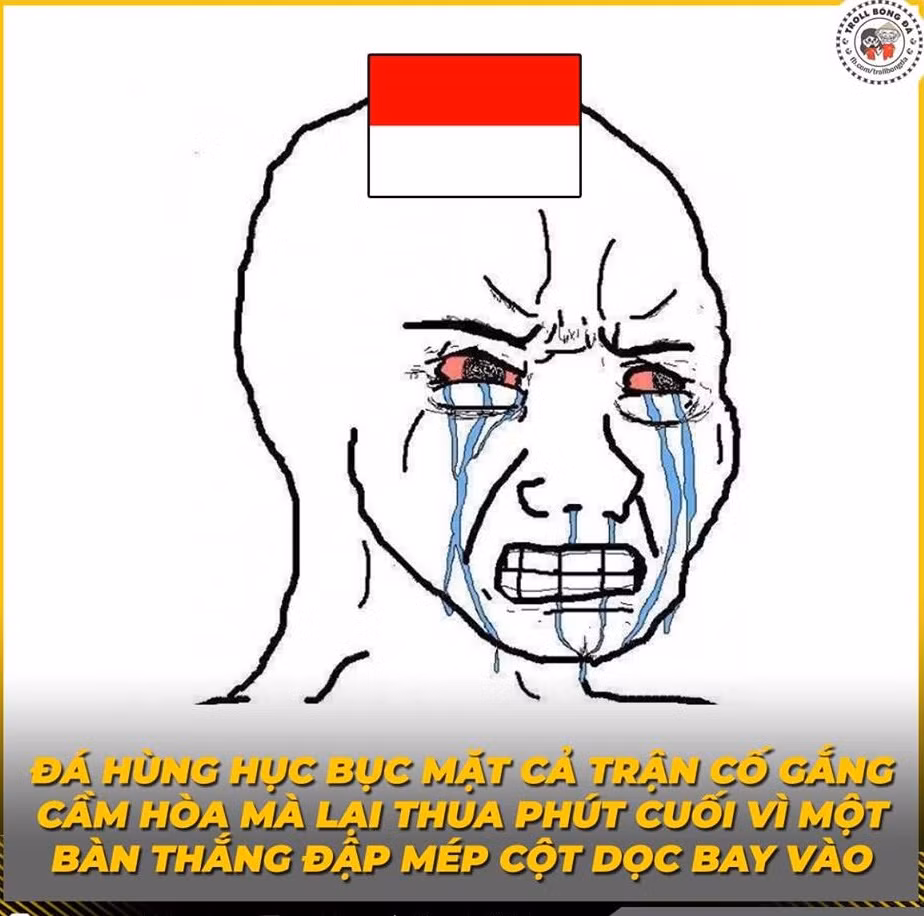 Cảm giác của các cầu thủ Indonesia sau 94 phút đá với U23 Việt Nam.