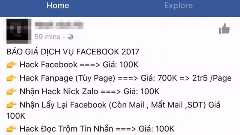 Đứng trước vấn nạn hack Facebook, nhiều dân mạng đã bày cách cho nhau để có một lớp bảo mật an toàn cho trang cá nhân của mình như đặt thêm các kí tự hay đổi pass mỗi khi đăng nhập vào Facebook trên một thiết bị lạ.